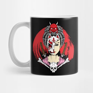 kitsune mask Mug